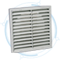 Louvres - Type PFL PVC fixed louvre grille